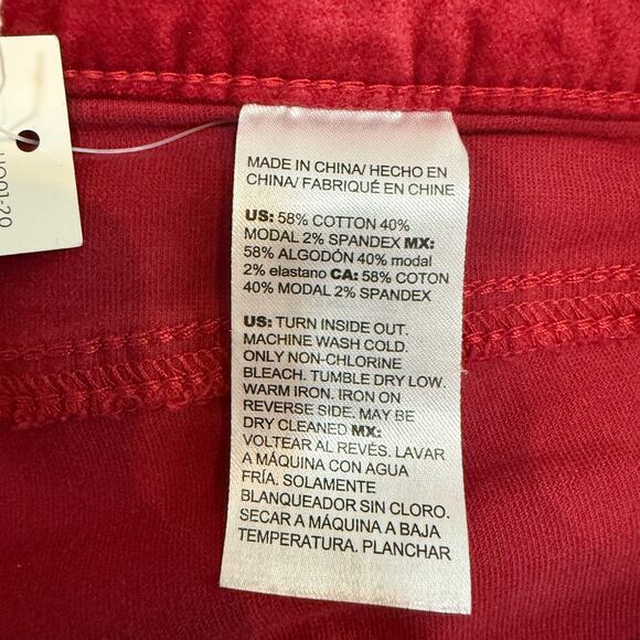 Chico's 3R velvet fly front stretch Jeggings pants P 2404 - Picture 10 of 12